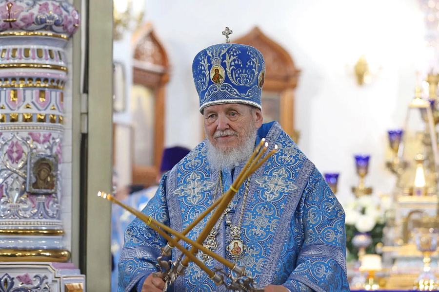 Архиерейское богослужение в Тихвинском храме Ногинска